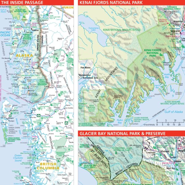 Alaska State Map Rand McNally - Image 2