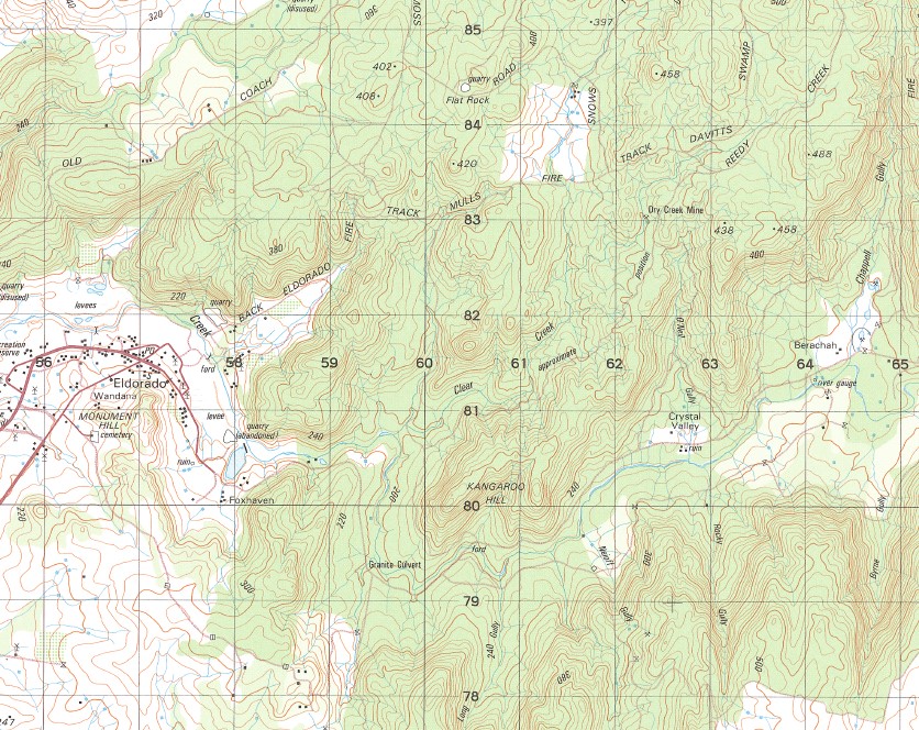 Beechworth 1-50000 Topographic Map 8225-3 VICTORIA 1985 Edition - Image 2