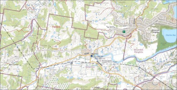 Bilambil 1-25,000 NSW Topographic Map 9541-1-S - Maps, Books & Travel ...