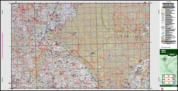 Brogo 1-25,000 NSW Topographic Map 8824-1-N - Maps, Books & Travel Guides