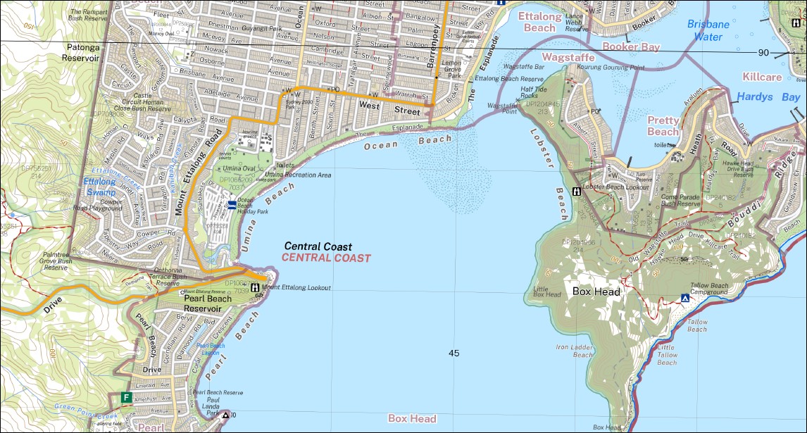 Broken Bay 1-25,000 NSW Topographic Map 9130-1-N - Image 3