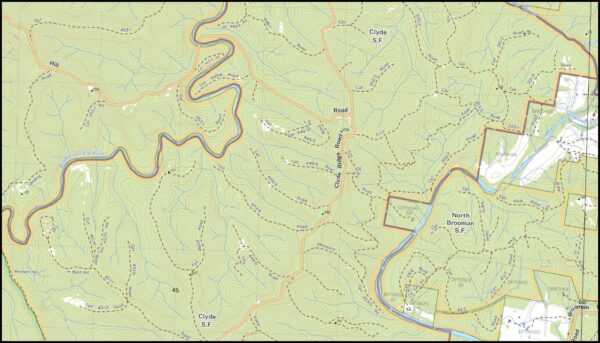 Brooman 1-25,000 NSW Topographic Map - Image 2