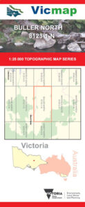 Buller North 1-25,000 Vicmap Topographic Map 8123-1-N - Maps, Books ...