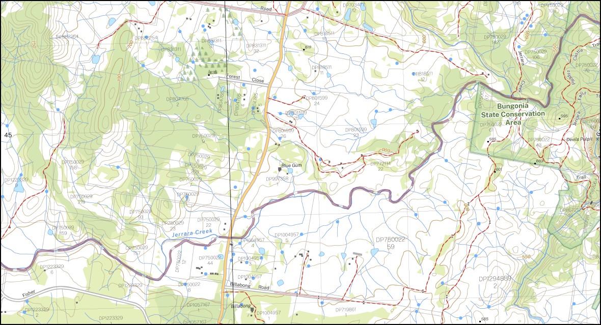 Bungonia 1-25,000 NSW Topographic Map 8828-2-N - Image 2