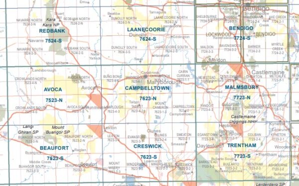 Campbelltown 1-50,000 Vicmap - Image 4