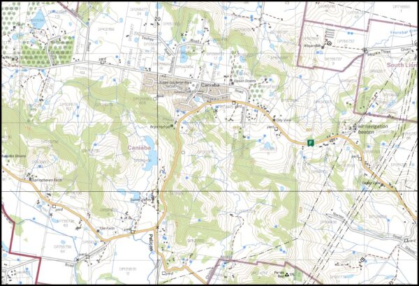 Casino 1-25,000 NSW Topographic Map - Image 2