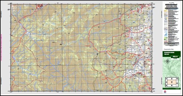 Chimneys Ridge 1-25,000 NSW Topo Map 8524-1-N - Maps, Books & Travel Guides