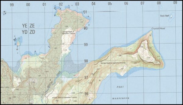 Crystal Head 1-50000 Topographic Map 4069-2 WA - Image 2