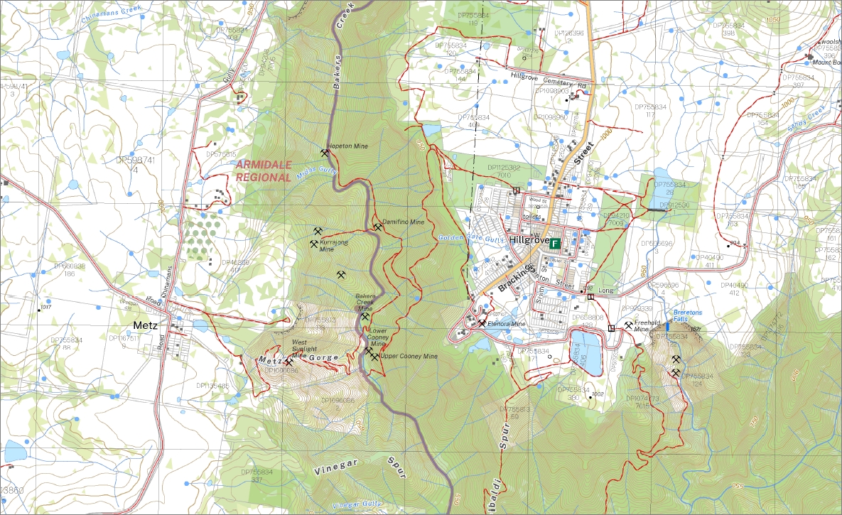 Hillgrove 1-25,000 NSW Topographic Map 9236-1-N - Image 3
