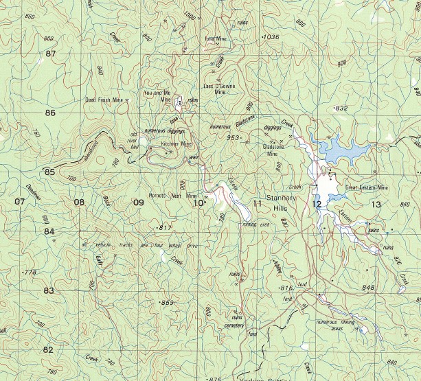 Irvinebank 1-50000 Topographic Map 7963-3 QLD - Image 2