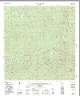 Irvinebank 1-50000 Topographic Map 7963-3 QLD