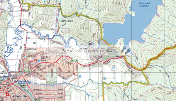 Juliet South 1-25,000 Vicmap Topo Map 8022-4-S - Image 2