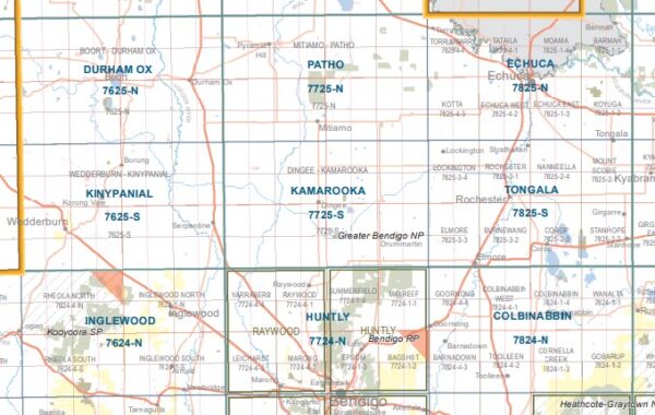 Kamarooka 1-50,000 Vicmap - Image 4