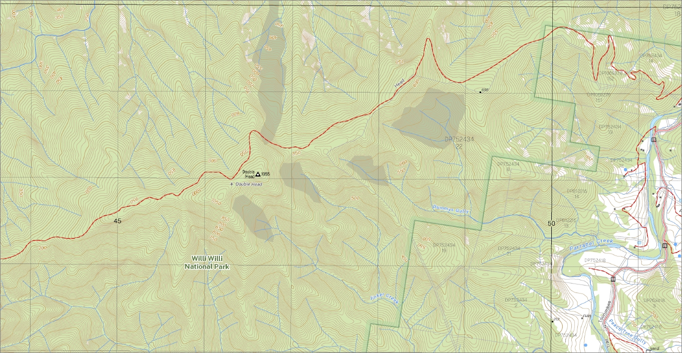 Kemps Pinnacle 1-25,000 NSW Topo Map 9335-1-N - Image 2