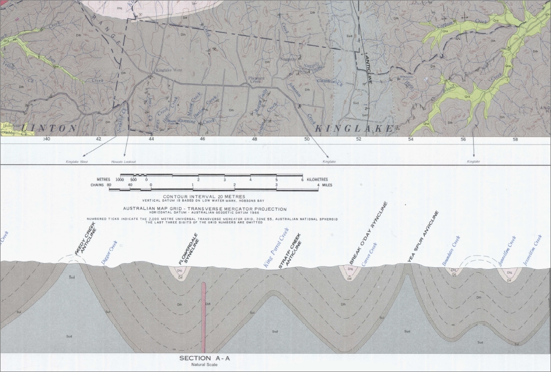 Kinglake 1-63,360 Geological Map Victoria - Image 3