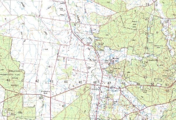 Lockwood 1-50,000 Topographic Map 7724-3 VICTORIA 1989 Edition - Image 2