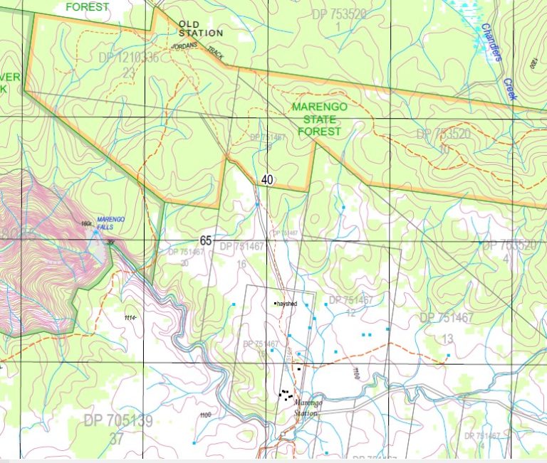 Marengo 125,000 NSW Topographic Map Maps, Books & Travel Guides