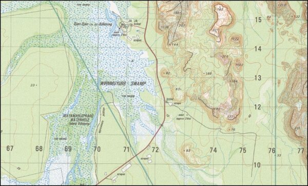 Mount Brockman 1-50000 Topographic Map 5472-1 NT - Image 2