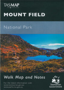 Mount Field National Park Map Tasmap - Maps, Books & Travel Guides