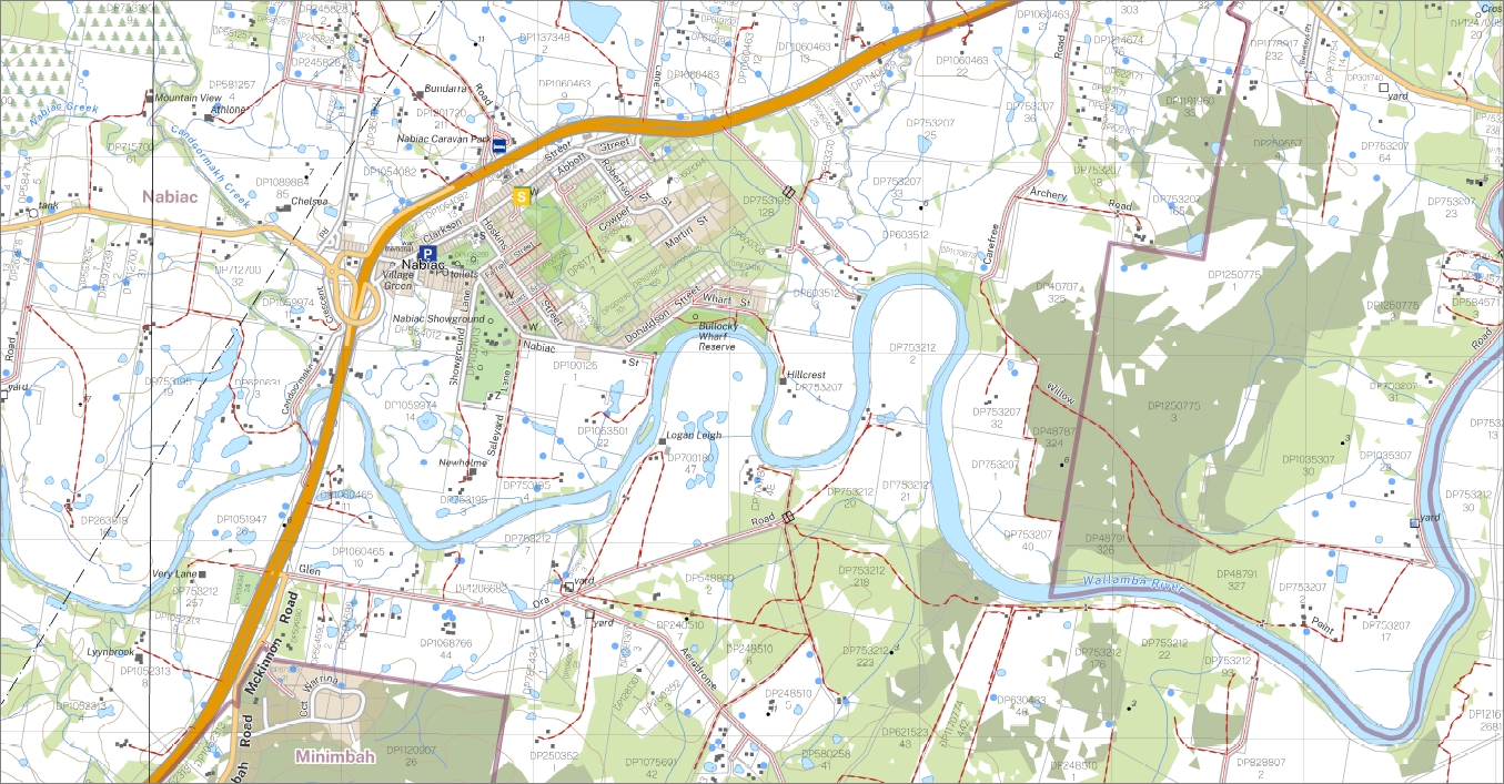 Nabiac 1-25,000 NSW Topographic Map 9333-1-N - Image 2