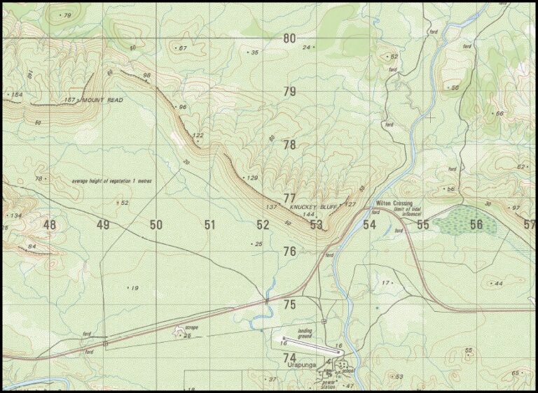 Nut Ruck Topographic Ngukurr 1-50000 Topographic Map 5868-4 NT - Maps, Books & Travel Guides