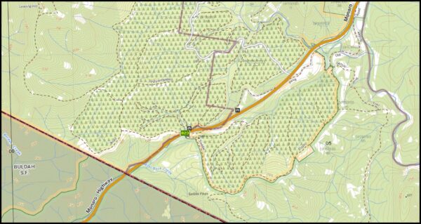 Nungatta 1-25,000 NSW Topographic Map 8723-1-S - Image 2