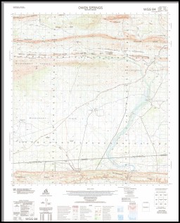 Owen Springs 1-50000 Topographic Map 5550-2 NT