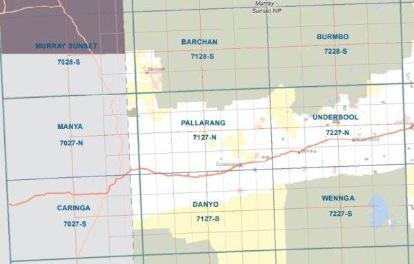 Pallarang 1-50,000 Vicmap - Image 2