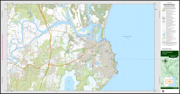 Port Macquarie 1-25,000 NSW Topo Map 9435-2-S - Image 5