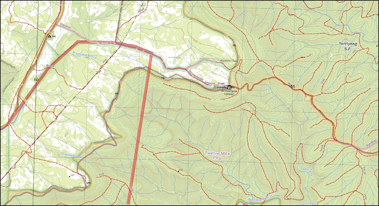 Sassafras 1-25,000 NSW Topographic Map 8927-1-N - Image 2