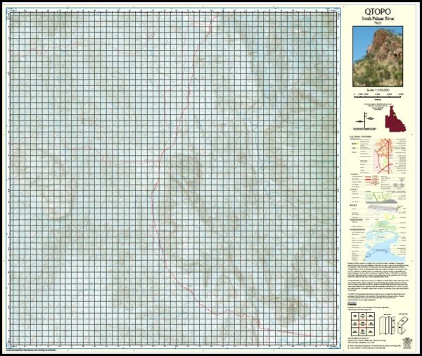 South Palmer River 1-100,000 Topographic Map - Image 3