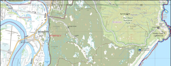 South West Rocks 1-25,000 NSW Topographic Map - Image 2