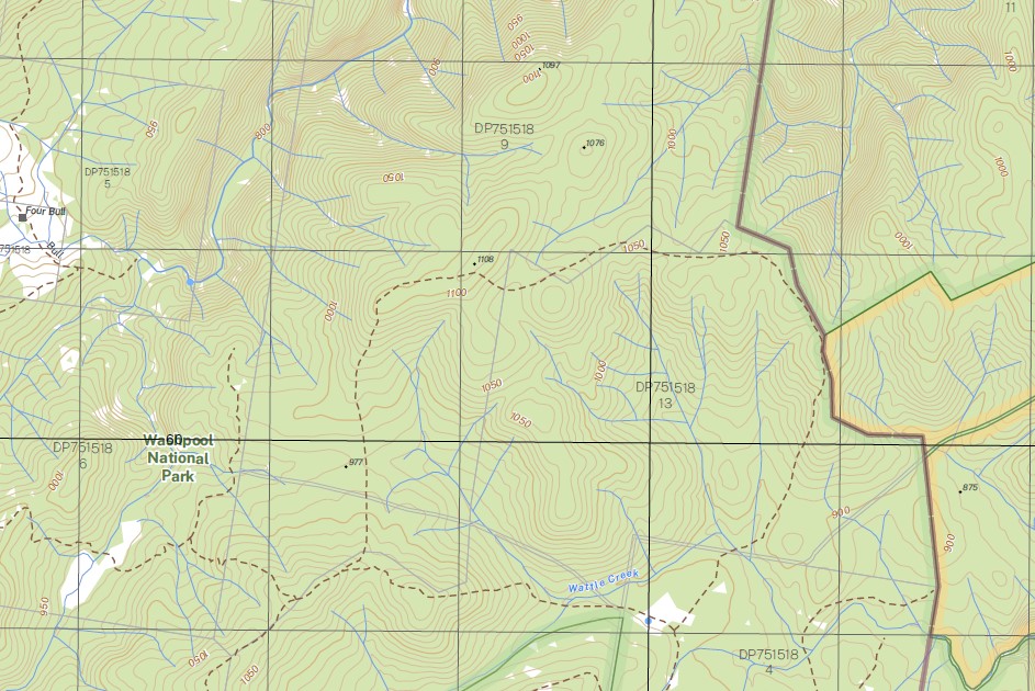 Spirabo 1-25,000 NSW Topographic Map - Image 2