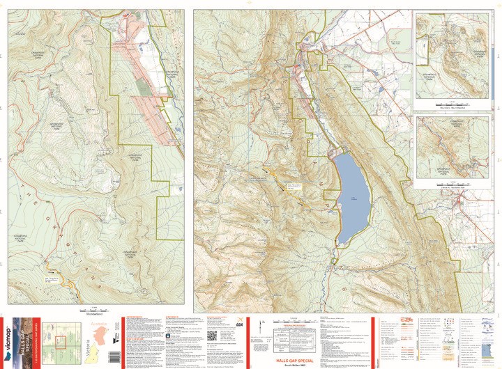 The Grampians Special 1-100,000 Topo Vicmap - Image 4
