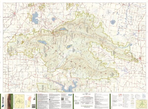 The Grampians Special 1-100,000 Topo Vicmap - Image 5