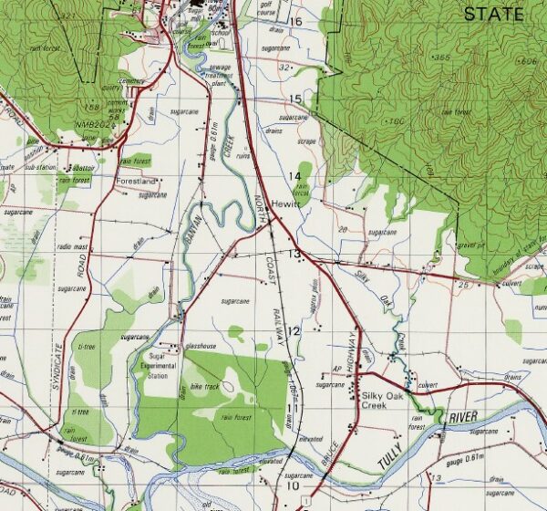 Tully 150000 Topographic Map 80622 QLD Maps, Books & Travel Guides