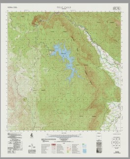 Tully Falls 1-50000 Topographic Map 8062-3 QLD