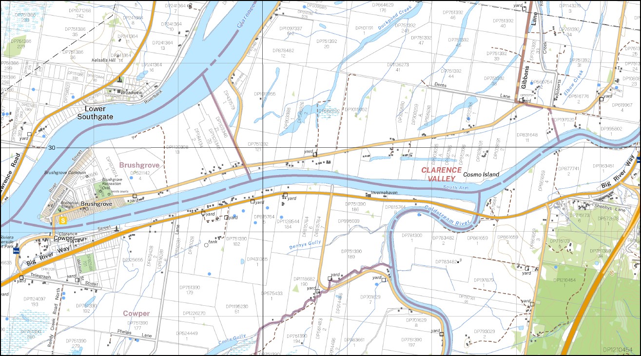 Tyndale 1-25,000 NSW Topographic Map 9538-4-N - Image 2