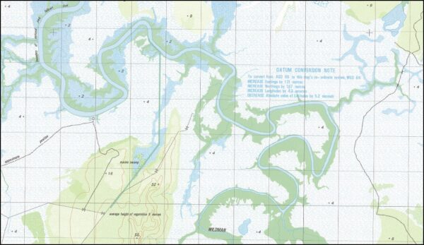 Wildman River North 1-50000 Topographic Map 5373-3 NT - Image 2