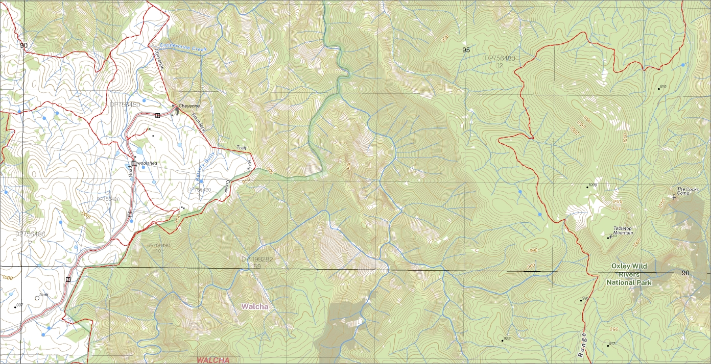 Winterbourne 1-25,000 NSW Topographic Map 9236-2-N - Image 2