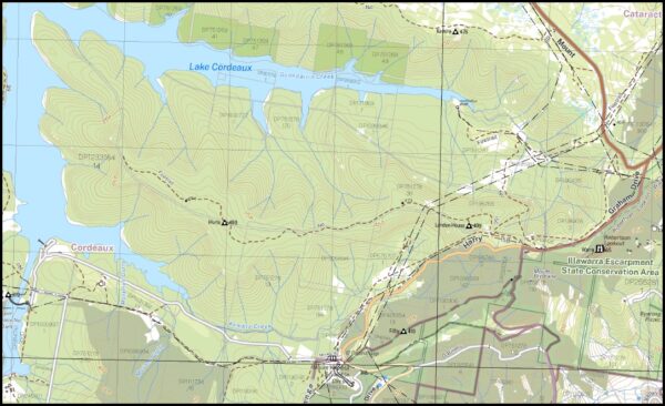 Wollongong 1-25,000 NSW Topographic Map - Image 4