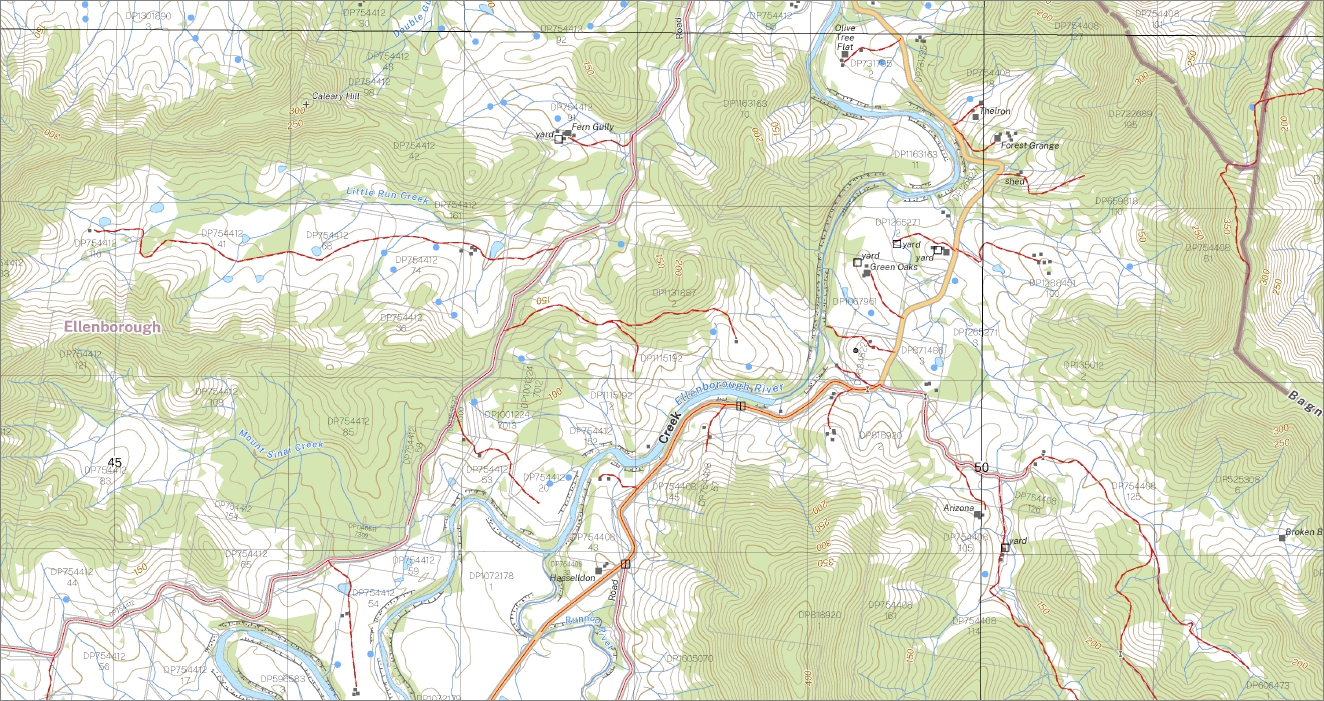 Yarras 1-25,000 NSW Topographic Map 9335-2-S - Image 2