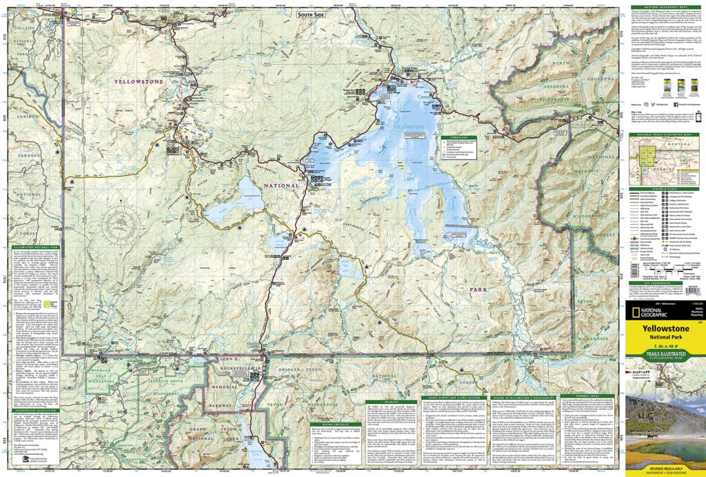 Yellowstone National Park Map National Geographic Maps Books Yellowstone Map Nat Geo Areag 1024x692