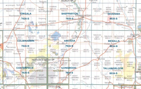 Arcadia 1-50,000 Vicmap - Image 4