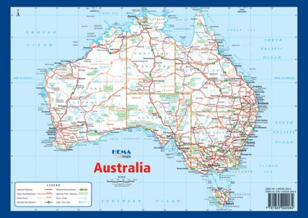 Australia A4 Map Hema