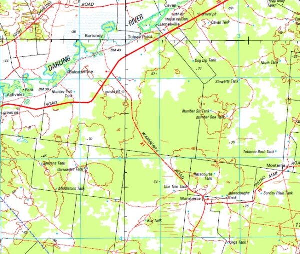 Ana Branch 1-250,000 Topographic Map GA - Image 2
