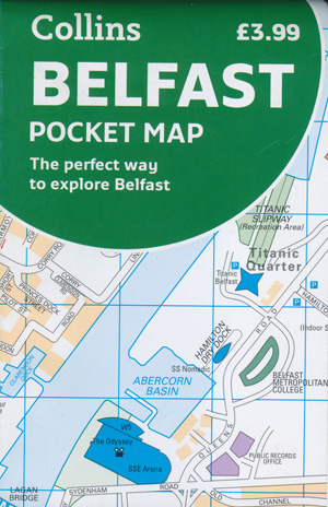 Belfast Pocket Map Collins