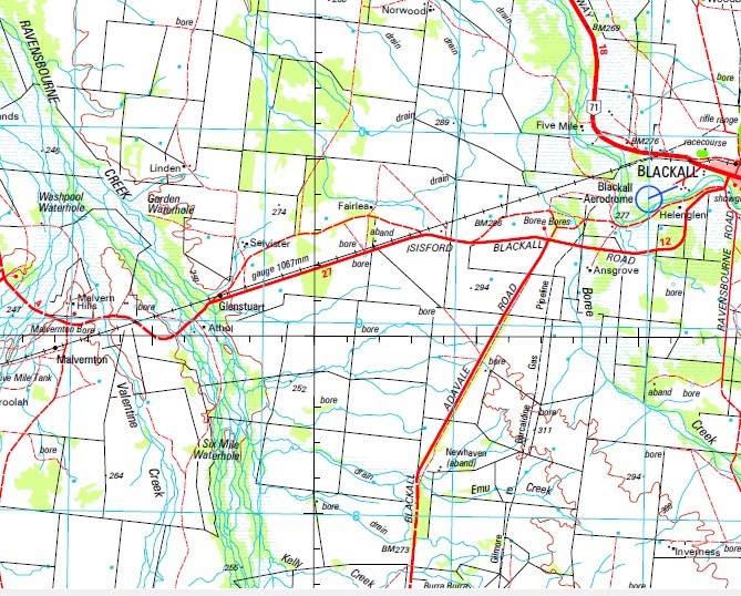 Blackall 1-250,000 Topographic Map - Maps, Books & Travel Guides