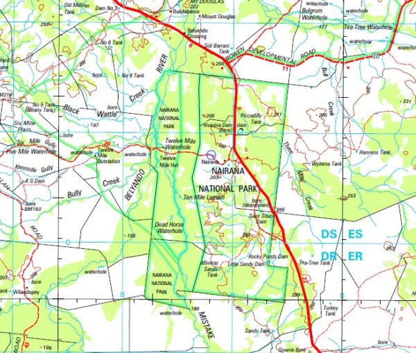 Buchanan 1-250,000 Topographic Map