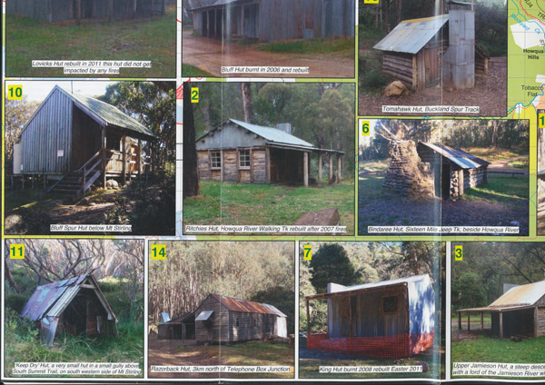 Bush Huts Around Mansfield Map Rooftop - Image 2